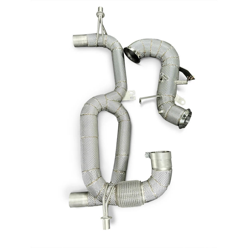 Exhaust system for Lotus EMIRA 2.0T 2021-2023 high-performance cat-back exhaust and direct  exhaust downpipe with heat shield