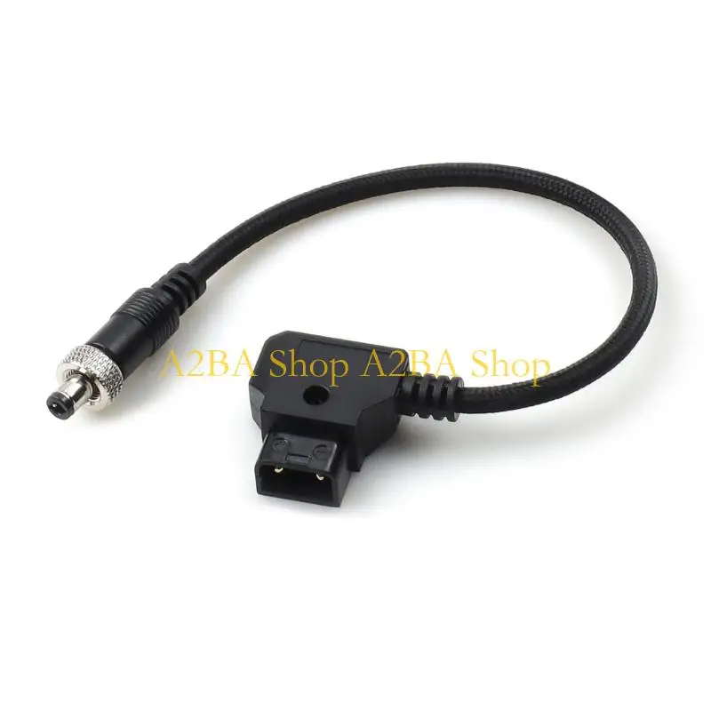 A2BA D-TAP To DC5525 Power Cable With Threaded Lock For Stable Monitor Power Supply