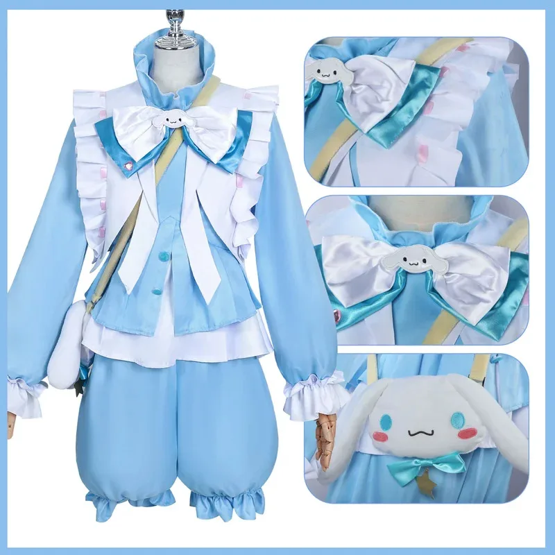 2025 aaa 게임 아이덴티티 Ⅴ 엠마 우즈 가드너 조셉 데살니에 코스프레 의상 귀여운 로리타 스커트 유니폼 가발 신발 남녀 공용 카와