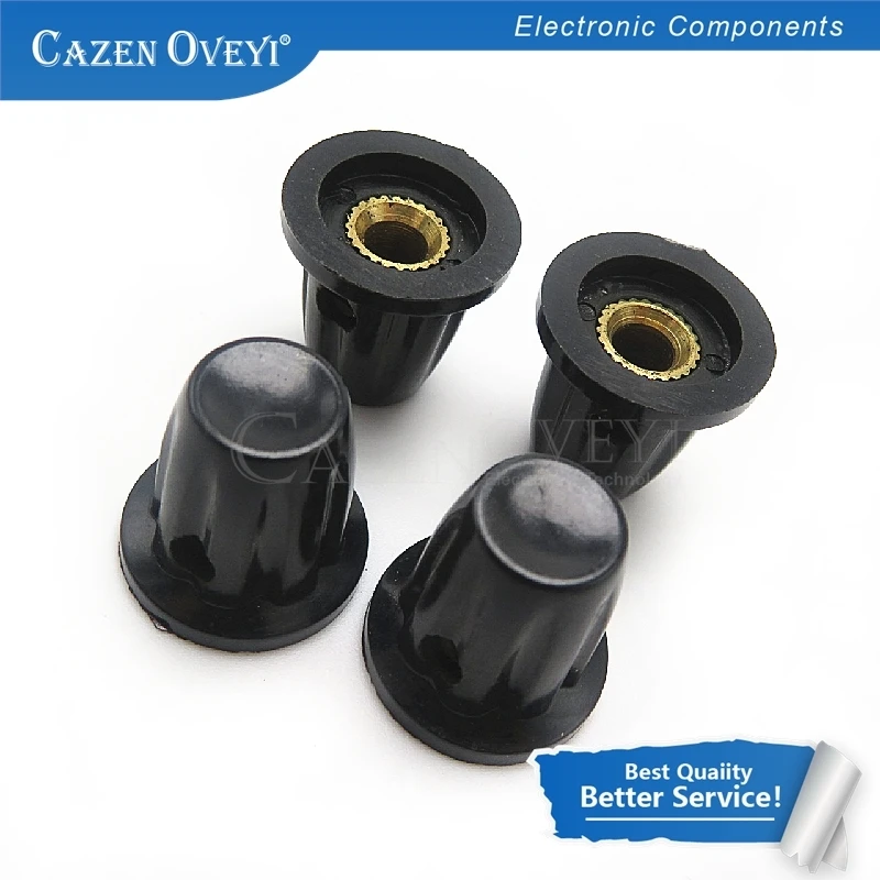 10pcs/lot Bakelite potentiometer knob hole: 4MM for WH5 WXD3-13 K17-01 potentiometer In Stock