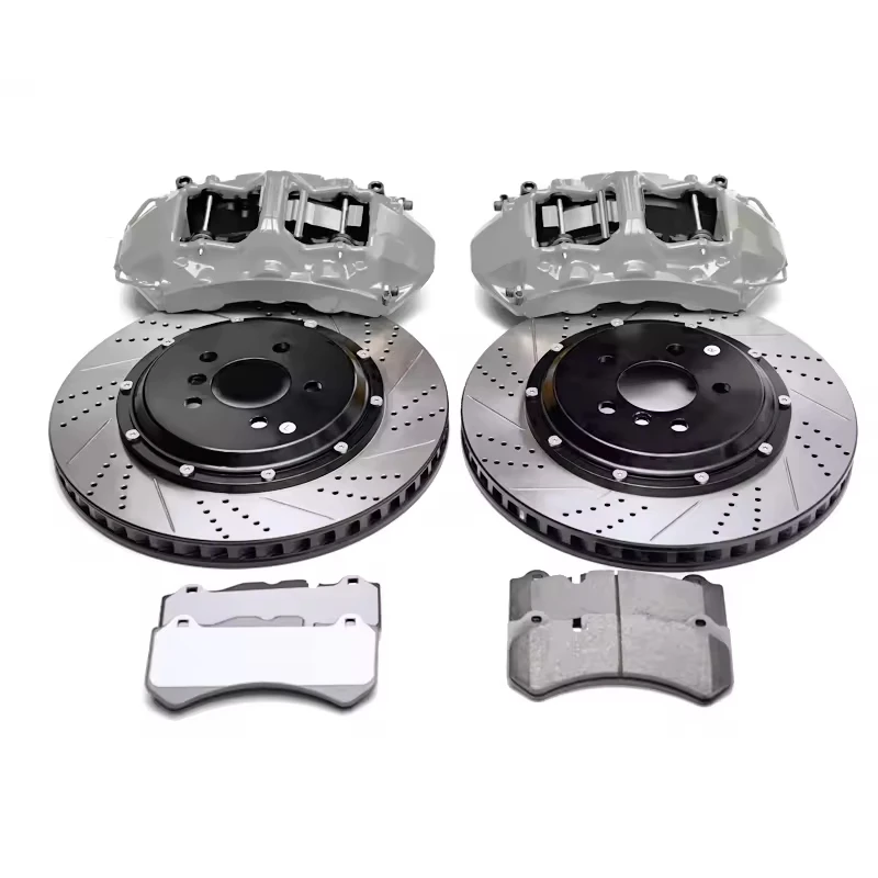 

6-piston large brake caliper kit upgrades the brake system for BMW F10 and other 18-21 inch wheel models