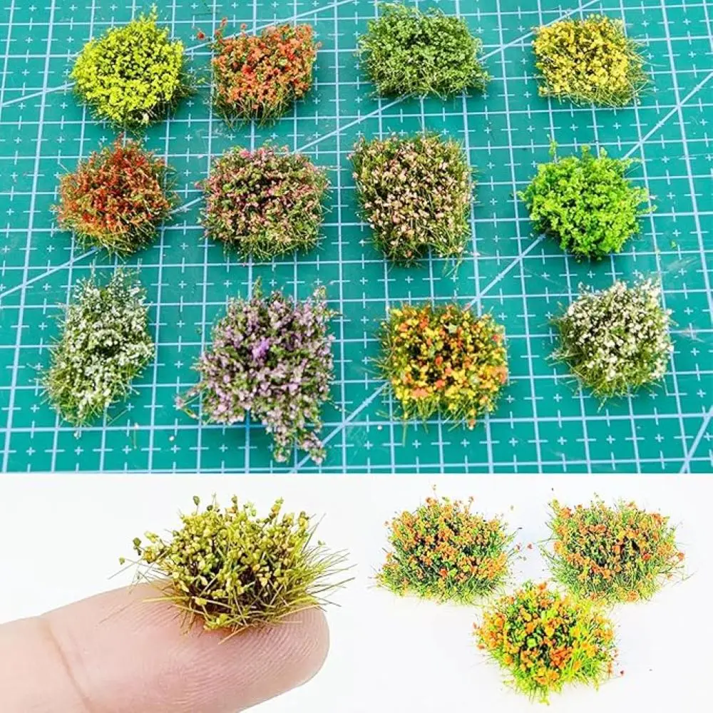 Bushes Miniature Plants for Your Miniature World Model Making Accessories Model Railway Accessories Lifelike Miniature Decor