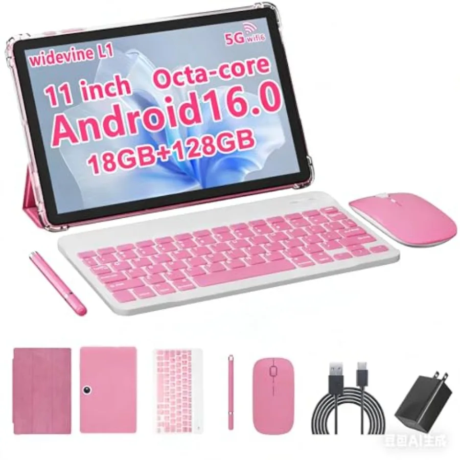 Tablet for work and entertainment PEI material matte black ultra-thin bezel with all-day 8000mAh battery life