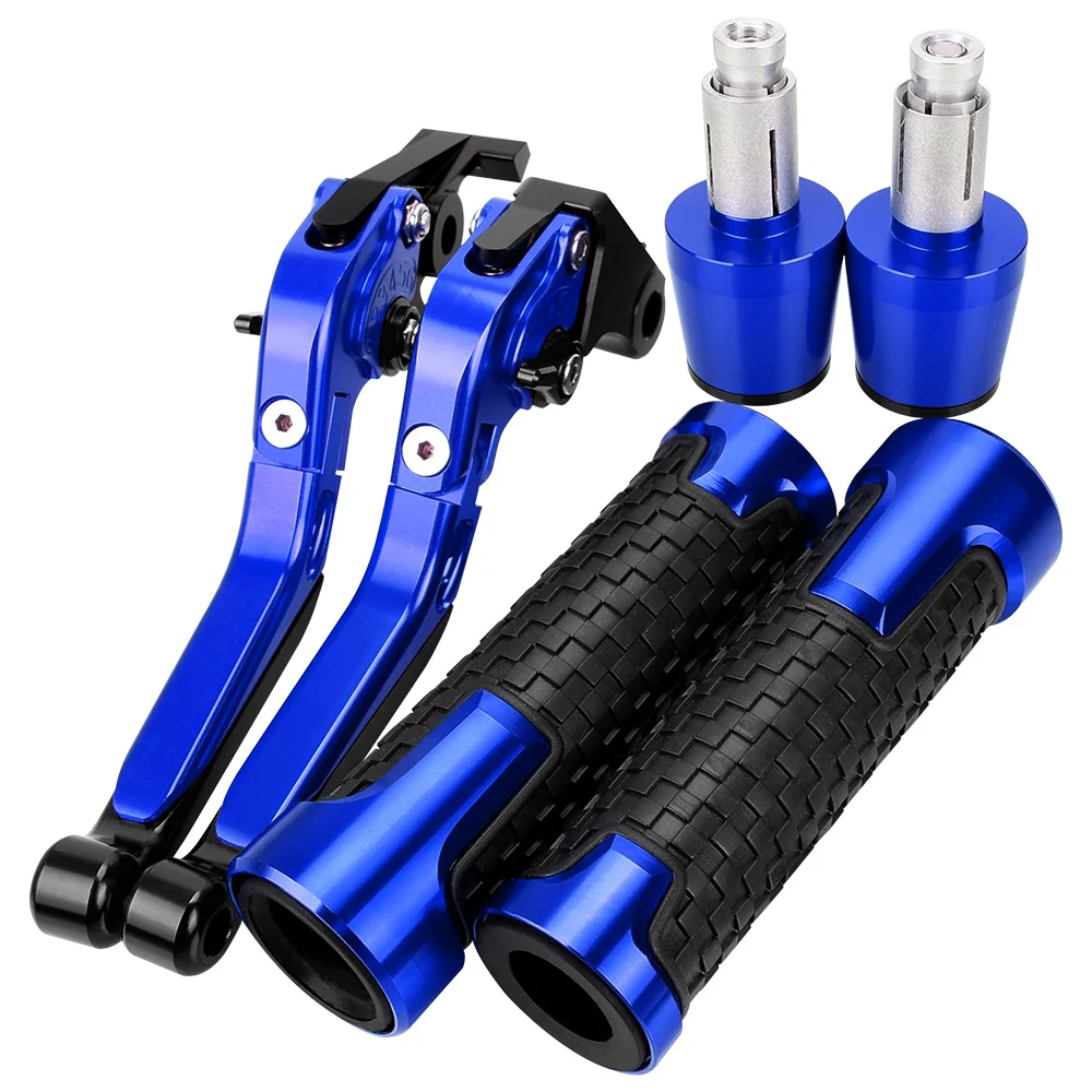 

Motorcycle Aluminum Brake Clutch Levers Handlebar Hand Grips ends For YAMAHA YFM700 Raptor 2000 2001 2002 2004 2005 2006