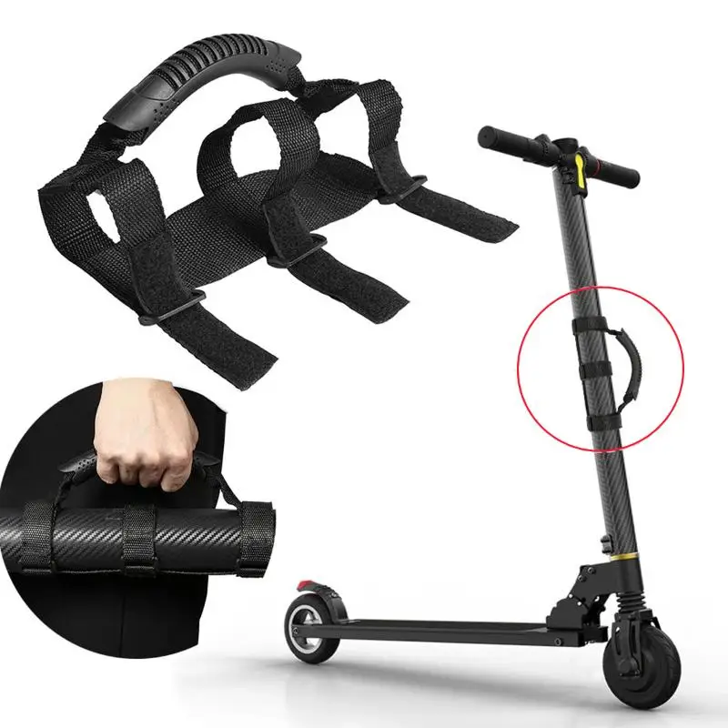 1 Piece Universal Black Portable Hand Carrying Handle Straps Handles Bandage For M365/MAX G30 Scooter Carry Handle