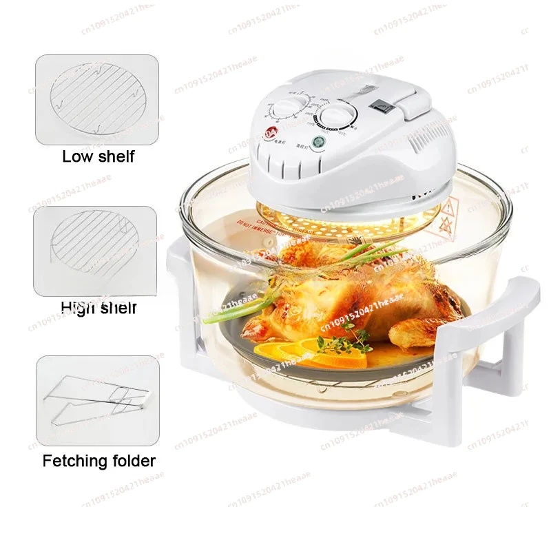 Suitable forConventional   Wave Oven, Electric Fryer, Turbo Oven, Halogen Oven, 12L, 1300W