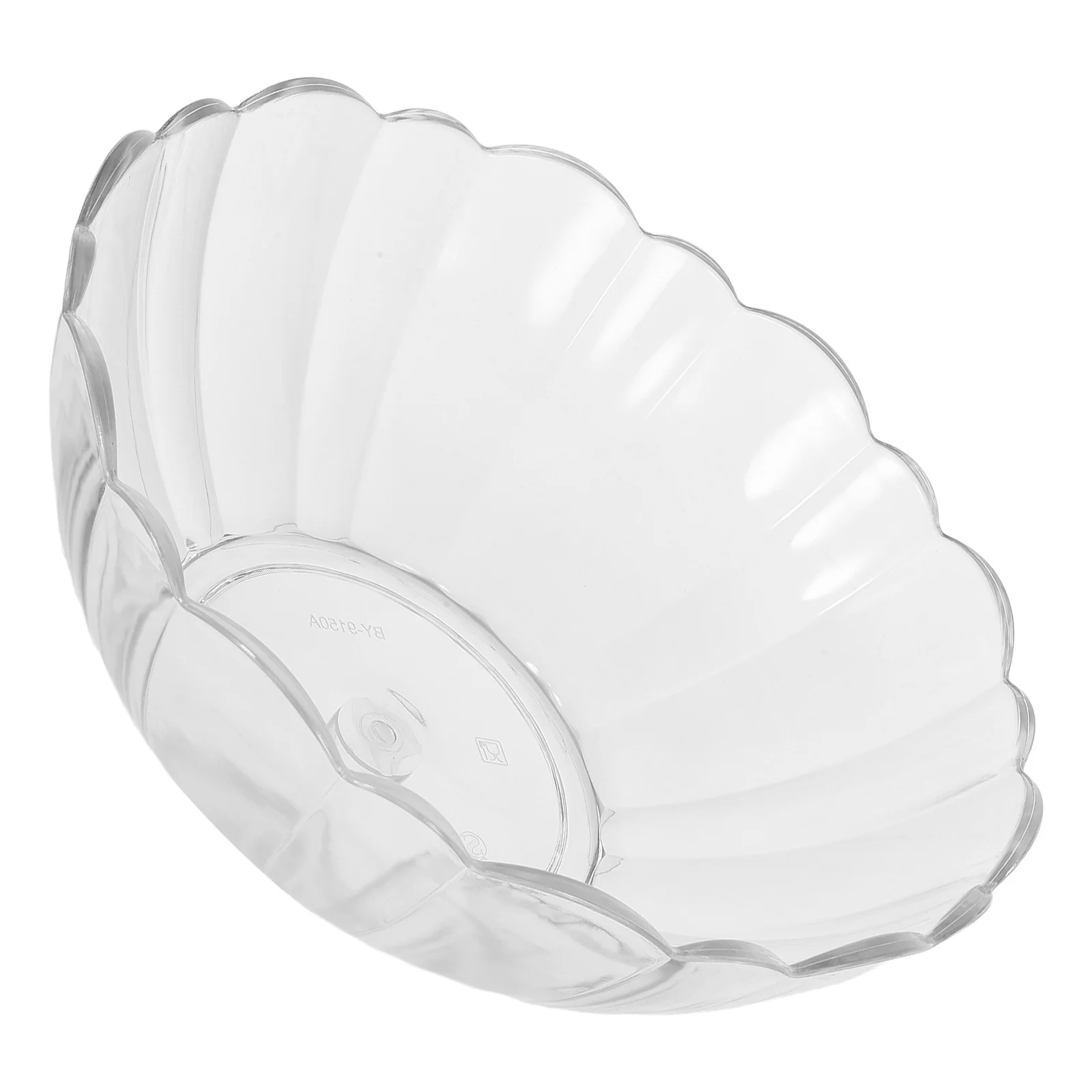 

1 pc Fruit Salad Bowl Lotus Shaped Transparent For Home Cafe Restaurant Use Rice Noodle Oatmeal Dessert Bowl Kitchen Barware