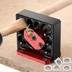 Adjustable Dowel Maker Jig 8mm-20mm with Carbide Blades Woodworking Electric Drill Milling Dowel Round Rod Auxiliary Tool