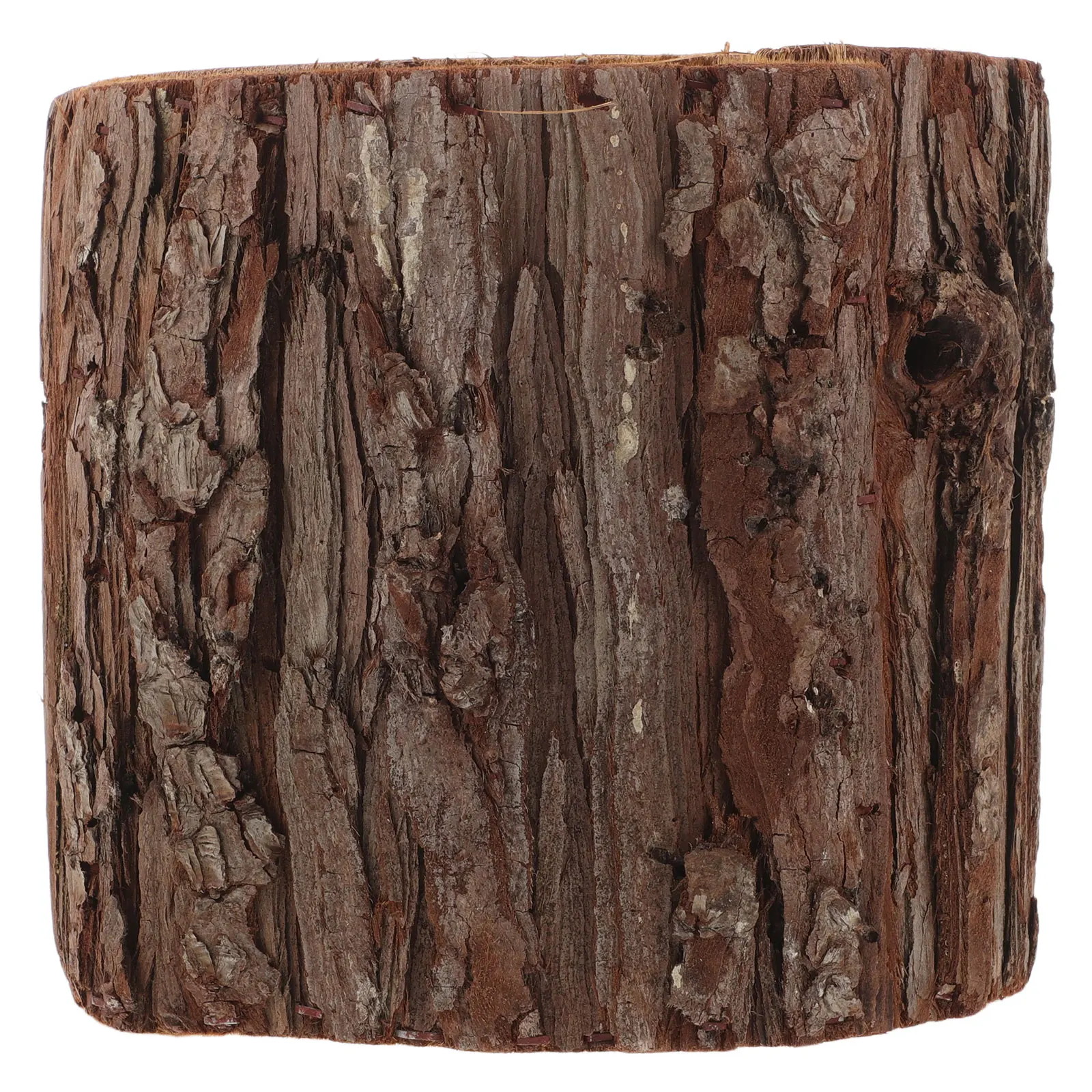 

Wood Tealight Candles Holder Fake Trees Stump Natural Bark Finish Ideal for Farmhouse Christmas Thanksgiving Decorative Interior