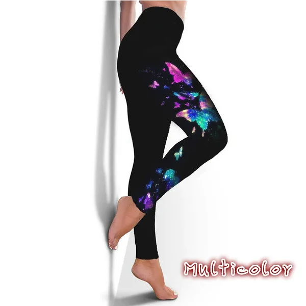 New ButterflySport Leggings Women 3D Printing Tights Yoga Pants Gym Leggin Ladies Seamless Leggins for Female LeginsySexy Legins