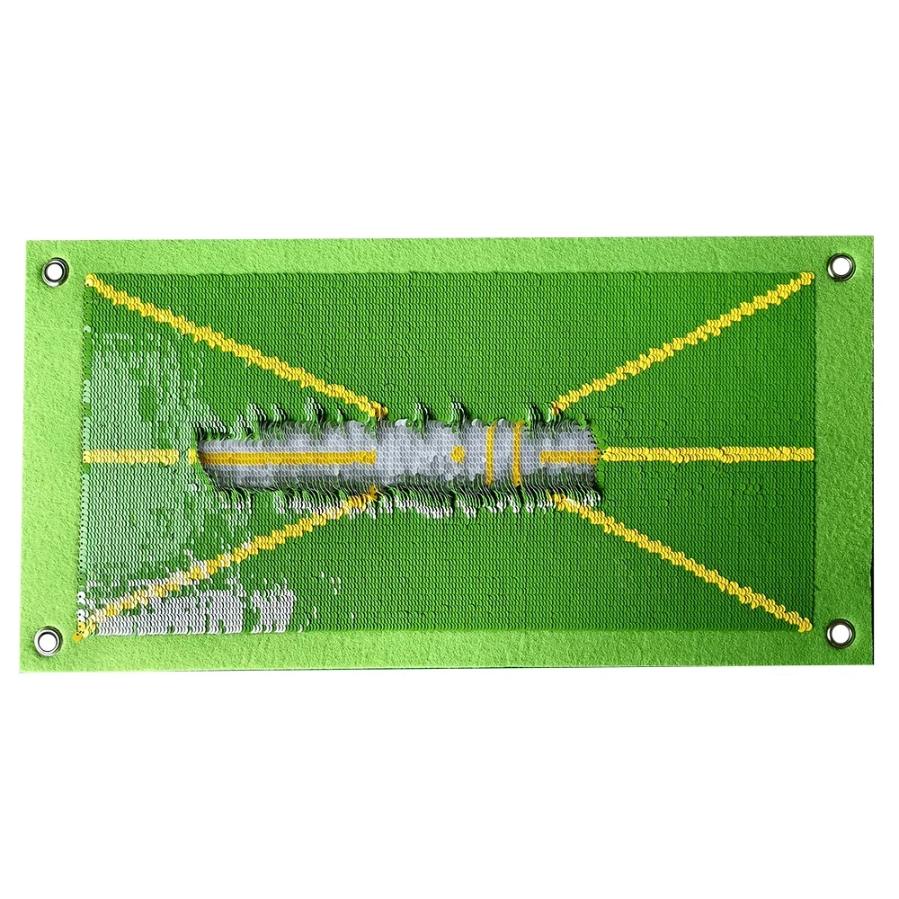 

Тренировочный коврик для гольфа для обнаружения качания, ватин, тренировочные пособия по гольфу, коврик для ударов по гольфу