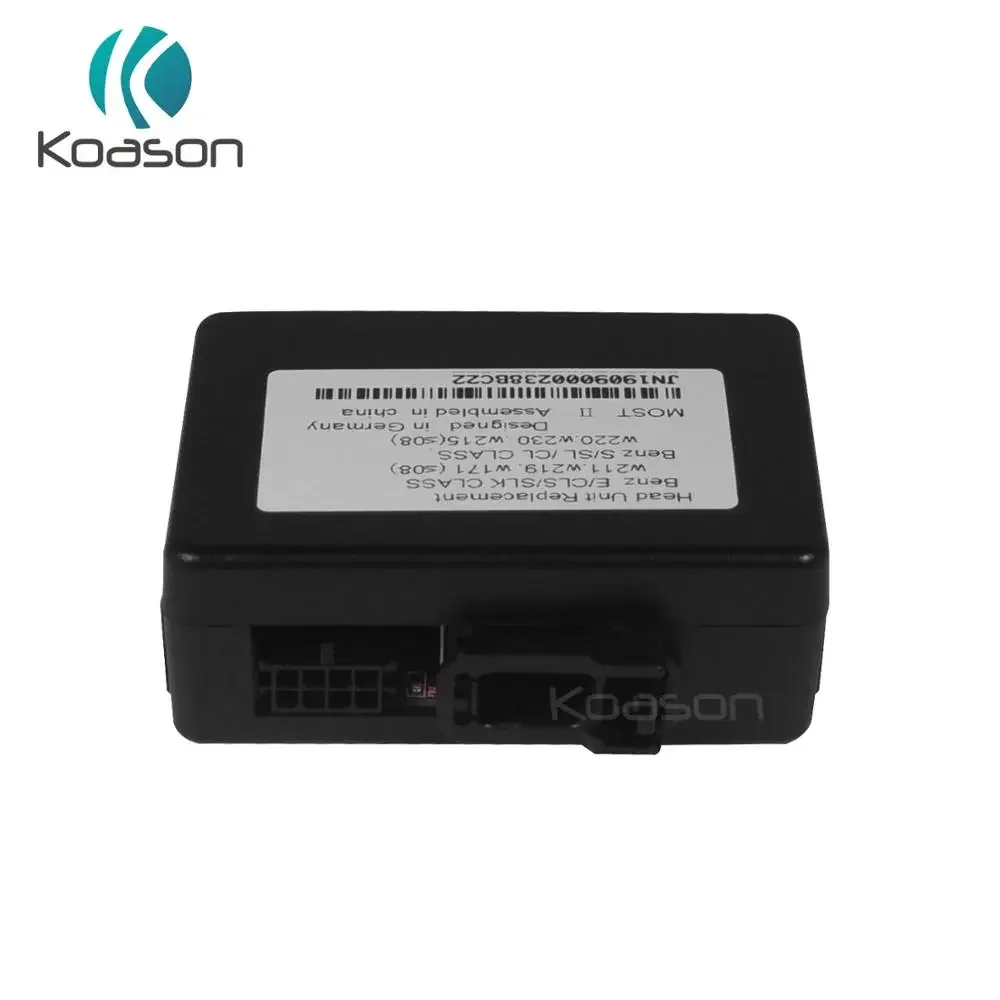 Koason Car Stereo Radio Optical Fiber Decoder Amplifier Adapter for Mercedes Benz E CLS SLK S SL CL CLASS