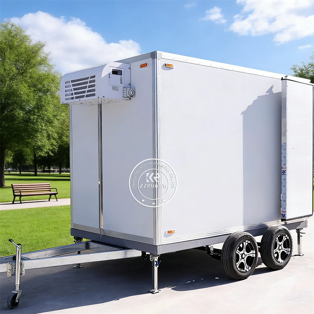 High Quality Portable Large Capacity Refrigeration Truck Reliable Cold Storage Trailer Reefer Trailer For Sale