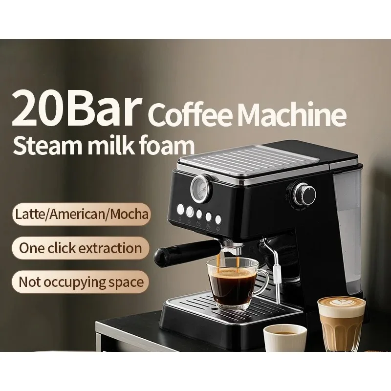 Espresso machine, household semi-automatic high pressure, extraction coffee machine