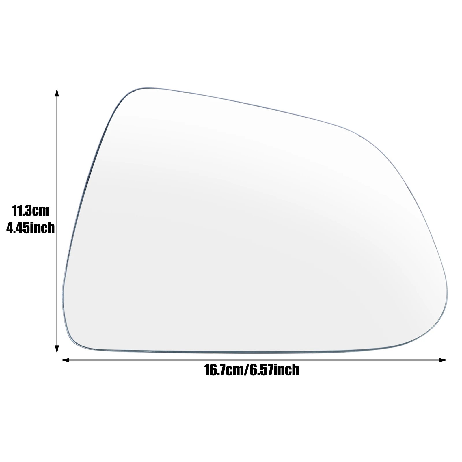 Left/Right Wide Angle Mirror Rearview Mirror Lens For Tesla Model 3 2017-2024 Assessory Heat Waterproof Anti Glare Large Vision