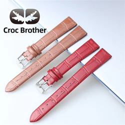 *animal skin* Watch strap  Genuine Leather Bamboo pattern 8mm 10mm 12mm 14mm 16mm Leather for Women