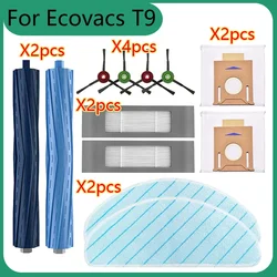 掃除機バッグ,掃除機,ブラシ,メインブラシ,HEPAフィルター,サイドブラシ,ecovacs deebot ozmo t9 aivi pro max Power