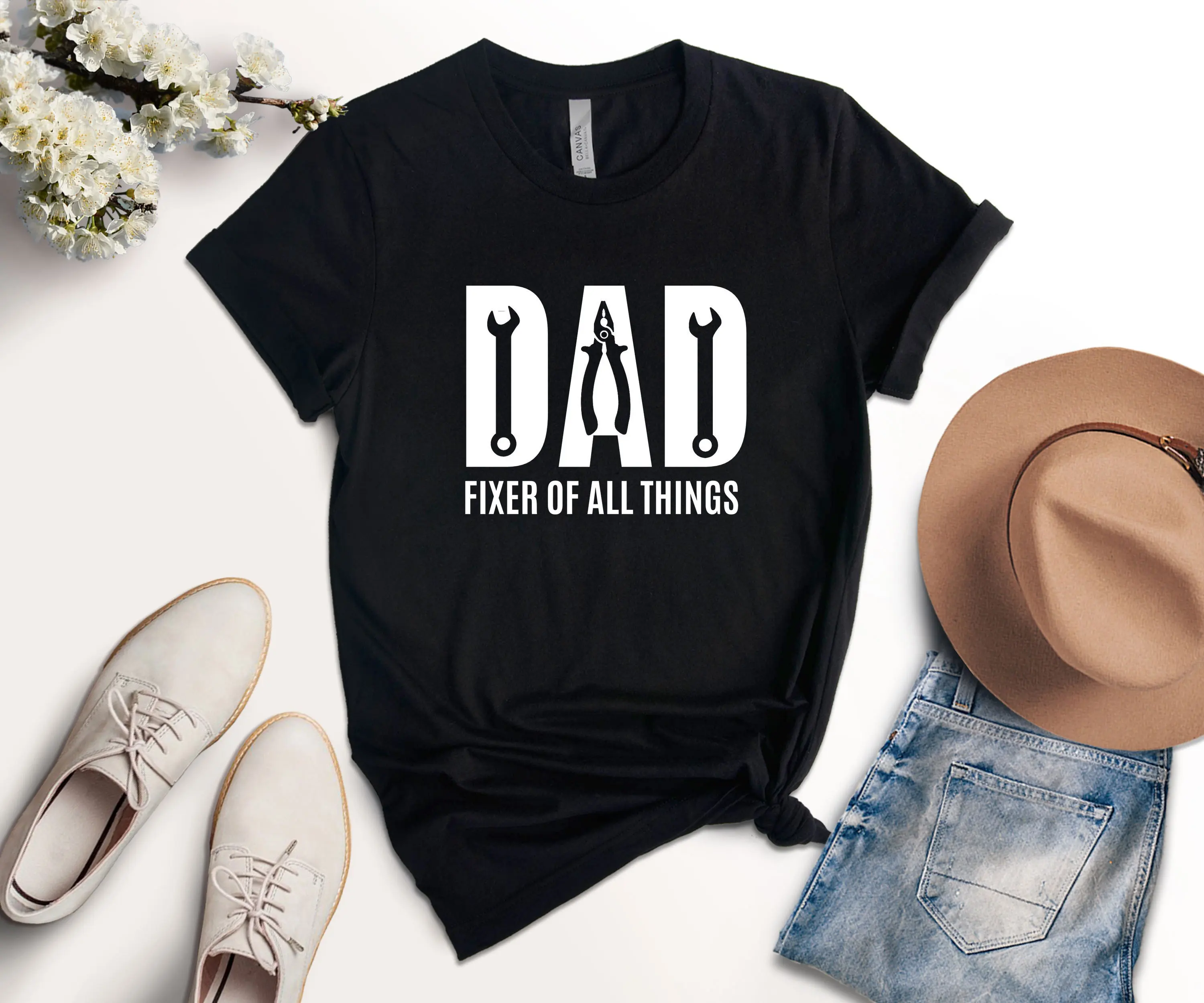 Dad T Shirt Fixer Off All Things Father'S Day New Funny S Daddy Best