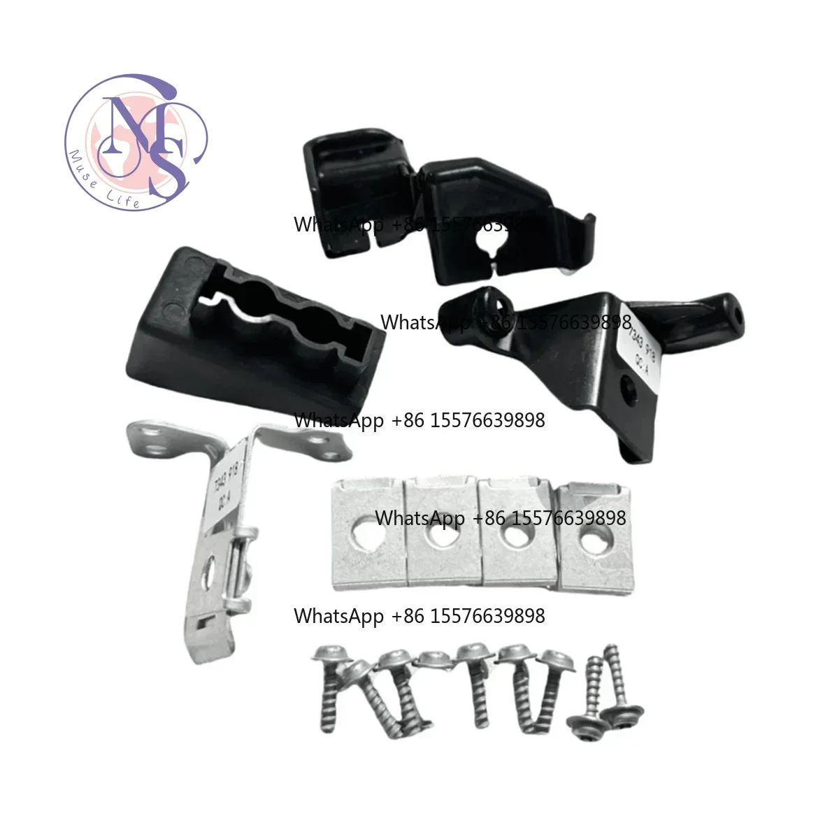 1Pair Headlight Bracket Repair Mount Kit, BMW F10 F11 F18 F07 Lamp Support Spare Part