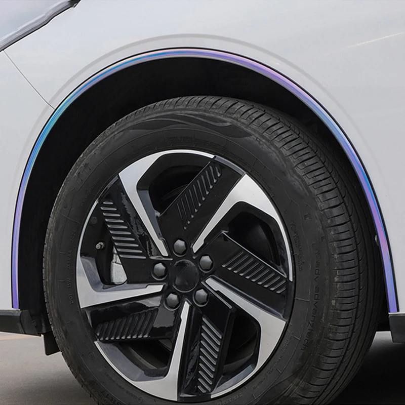 Car Fender Flares Wheel Arch Guard Trim Moulding Strip Eyebrow Lip Anti Scratch Mudflaps Universal Rubber Seal Protector Styling
