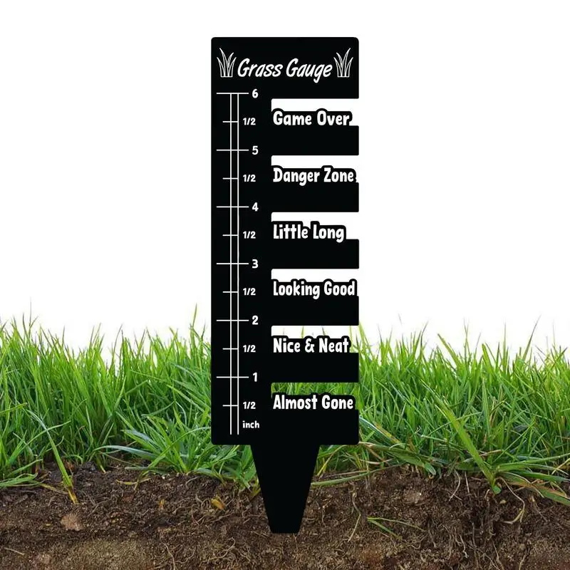 Great Outdoor Grass Ruler Prune 2024 New Product Interesting Metal Grass Ruler Grass Ruler for Garden Correction Metal Crafts