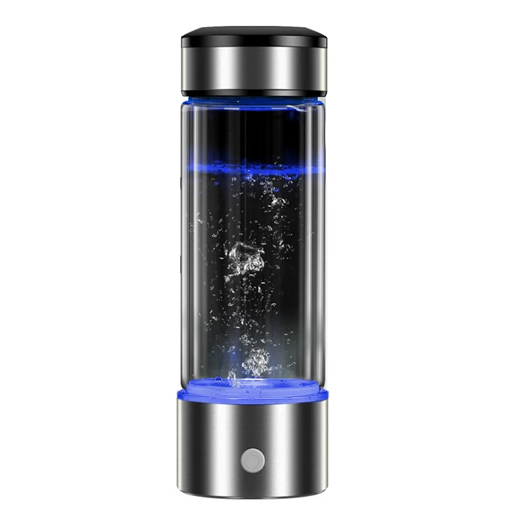 Glass Stainless Steel Quiet Rechargeable Electrolysis H2 Japan Hydrogen Water Generator