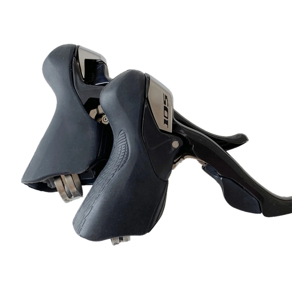 1 Pair Bike Bicycle Brake Lever Hoods For-Shimano St-5700 105 Gear Shift Lever Cover Colorful Rubber Cycling Accessories