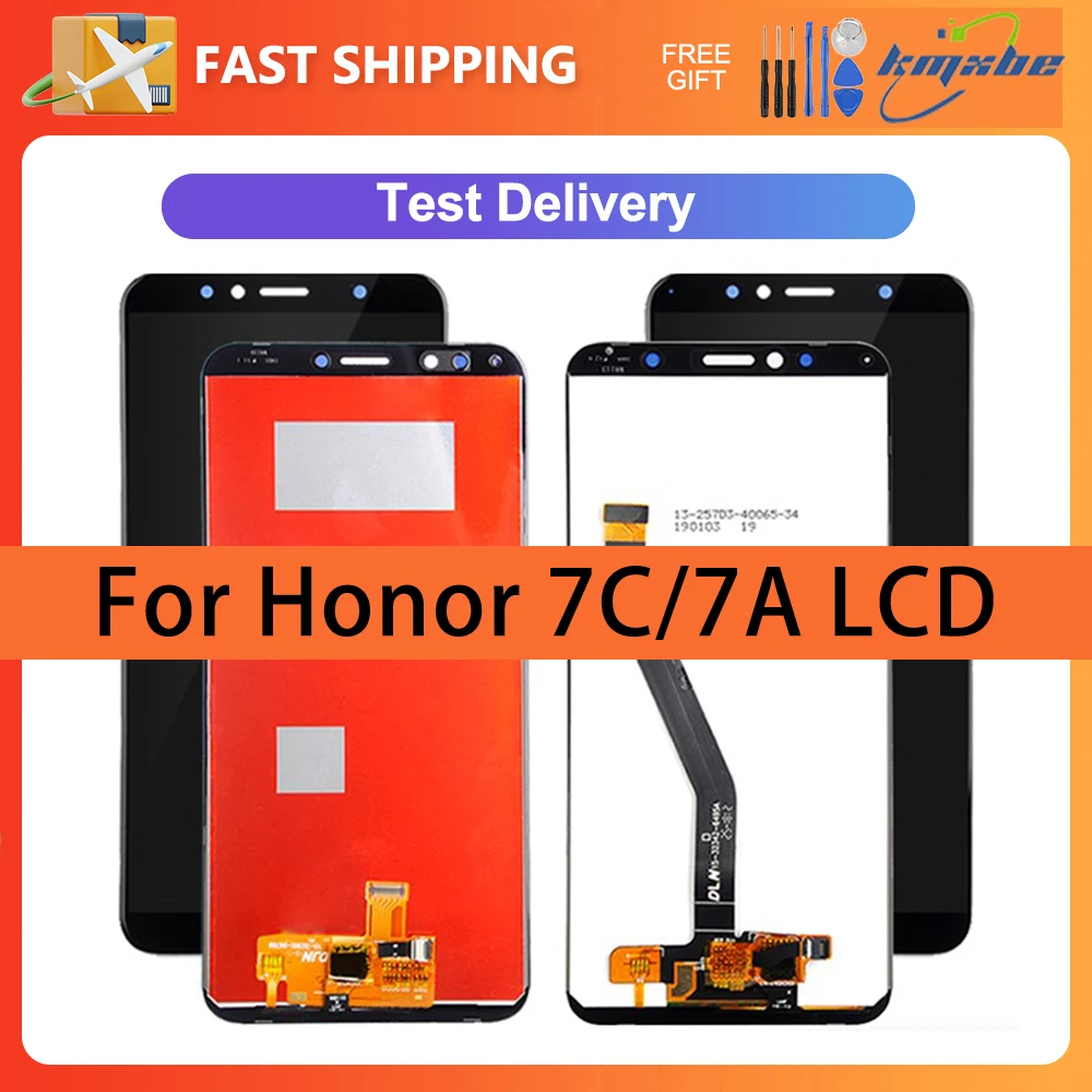 

1Pcs For Huawei Honor 7C Lcd Touch Screen Digitizer For Honor 7A Pro Display AUM-L41 L29 ATU LX1 L21 Assembly With Frame