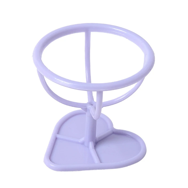 Hot Sale Puff Sponge Display Stand Powder Puff Holder Heart Shaped Base Sponge Drying Stand Holder Rack