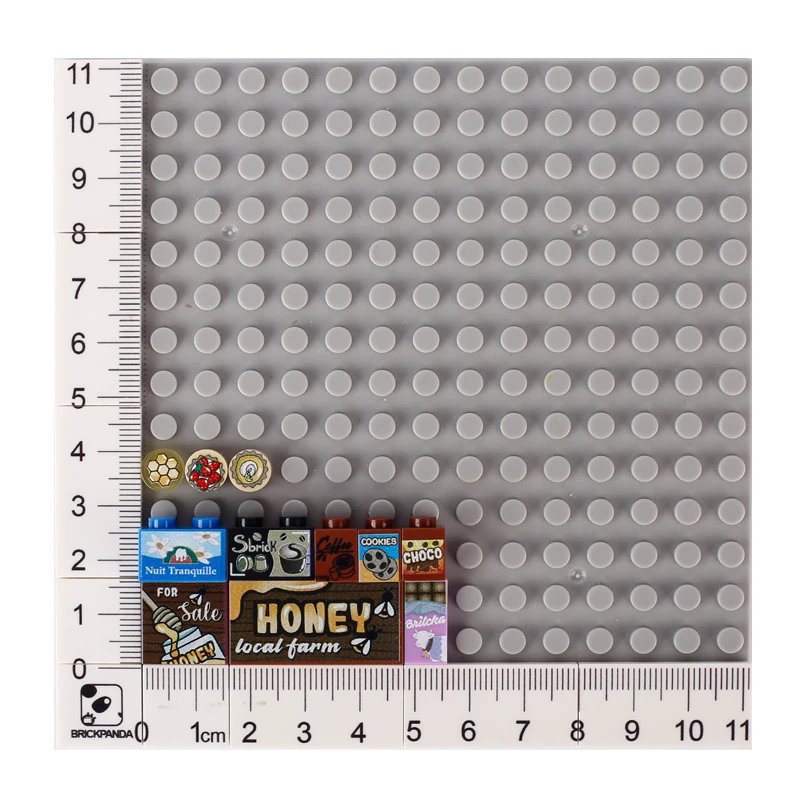 MOC อาหารเมืองพิมพ์บล็อกอาคาร Street View ผักผลไม้ซูชินมเครื่องดื่มอิเล็กทรอนิกส์อิฐเพื่อนประกอบของเล่นของขวัญ