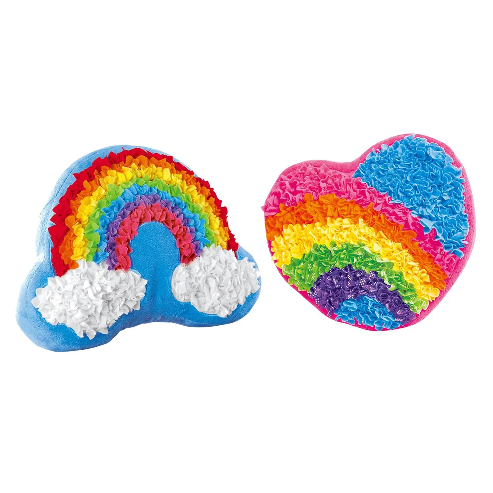 Fabric by Number Pillow Kit for Kids Kids Project Kits Fabric Poke Art Kits