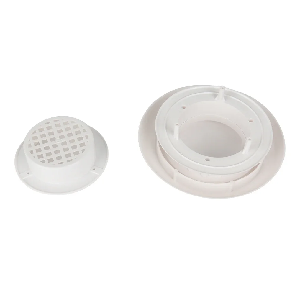 1PC White Plastic Circular Mushroom Roof Vent for RV Caravan round Motorhome Camper Caravan Accessories