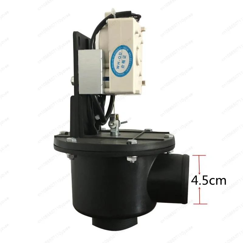 Industrial washing machine accessories drain valve assembly, a complete set of electromagnet automatic drain valve
