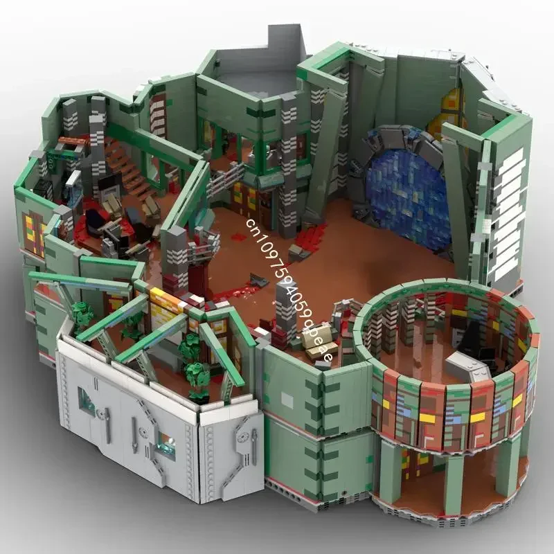 

New City Street View Moc Modular Stargate Atlantis Operations Model Diy Creative Ideas Kids Toys Birthday Gifts Custom Puzzles