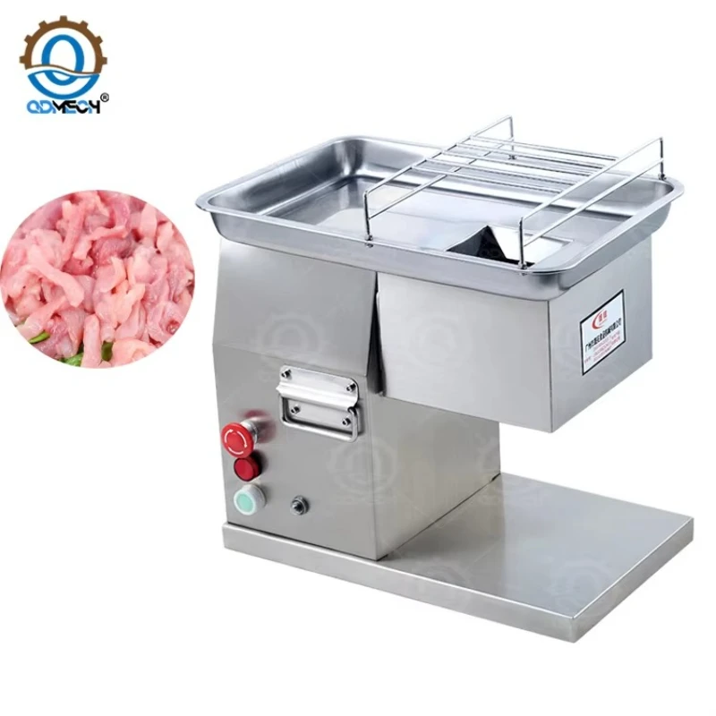 QDMECH High Efficiency Fish Cutting Machine Automatic Fresh Meat Slicing Machine