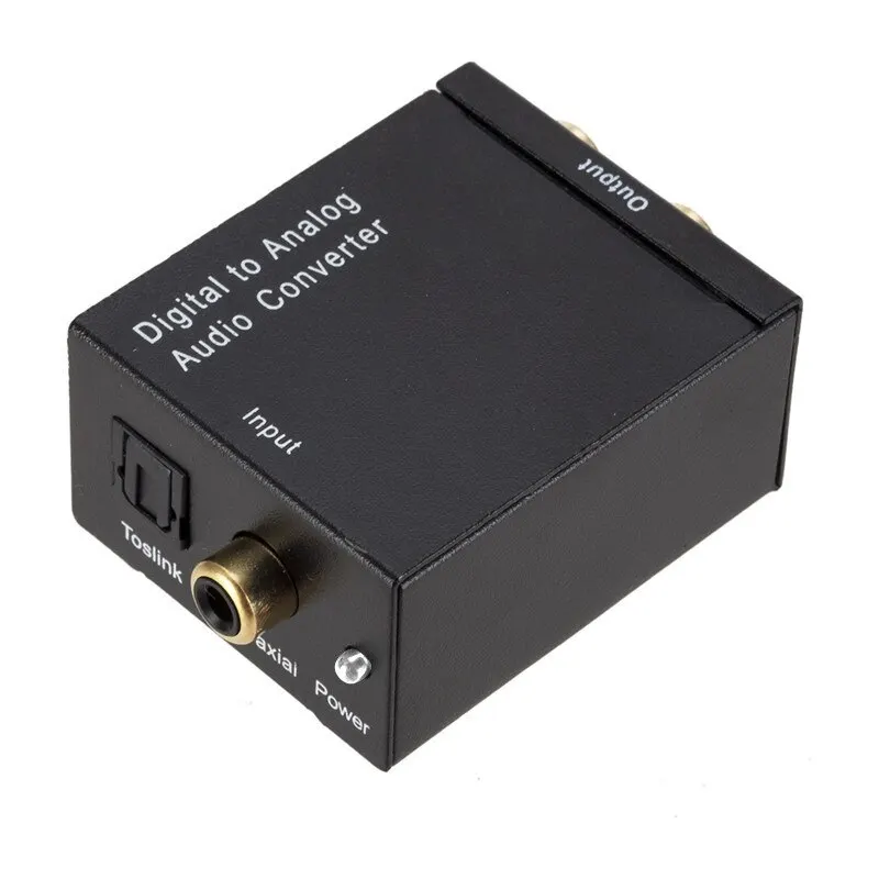 Digital To Analog Audio Converter 3 5mm Suitable For TV Audio Digital Coaxial Fiber Optic Analog Output Converter