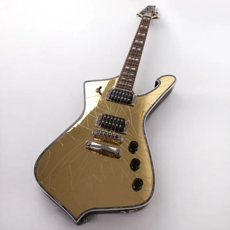 

Custom Chinese Gold mirror top electric guitar electricas electro electrique guitare guiter guitarra gitar guitars