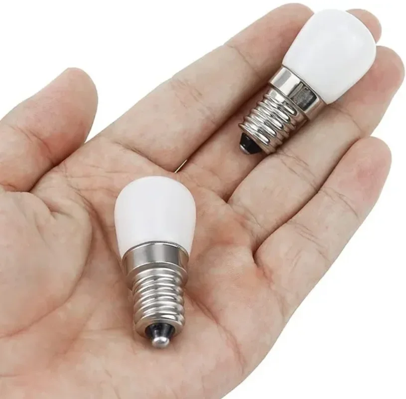 Ampoules LED E12/E14 pour réfrigérateur 220V, 3 pièces, lampes à vis pour vitrine de réfrigérateur