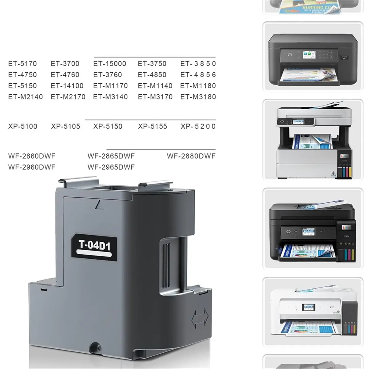 NEW 2pack E-04D1 Ink Maintenance Box Replacement for ET-15000 ET-4750 ET-4850 ET-3760 ET-4760 ET-3850 ET-3750 ET-3710