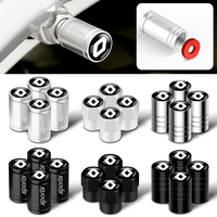 4pcs Metal Car Wheel Tire Valve Stem Cap Covers For Renault DACIA Fluence Scenic Duster Logan Koleos Kadjar Clio Megane Koleos