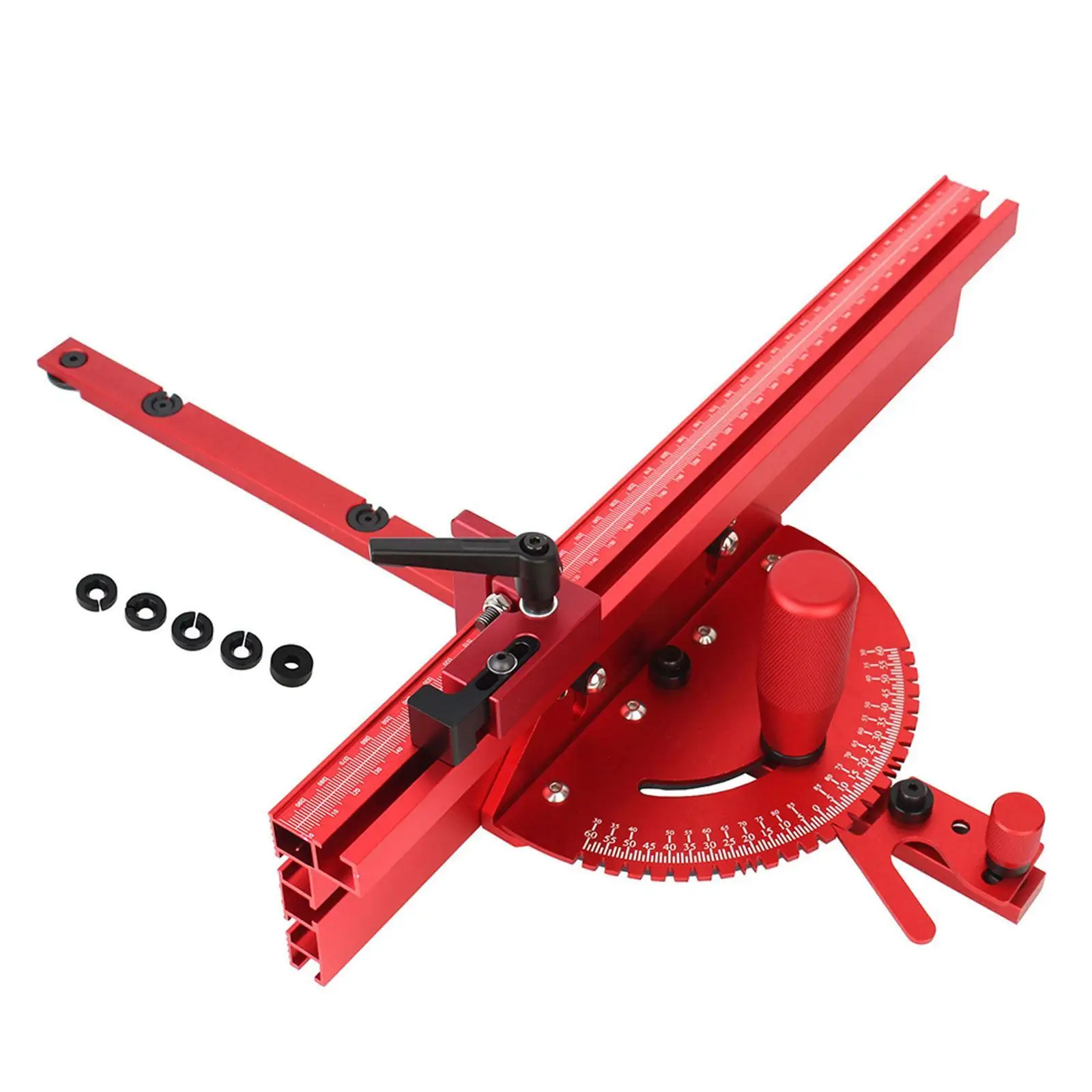 

Table Saw Miter Gauge System Multipurpose Accurate Scale with Miter Fence
