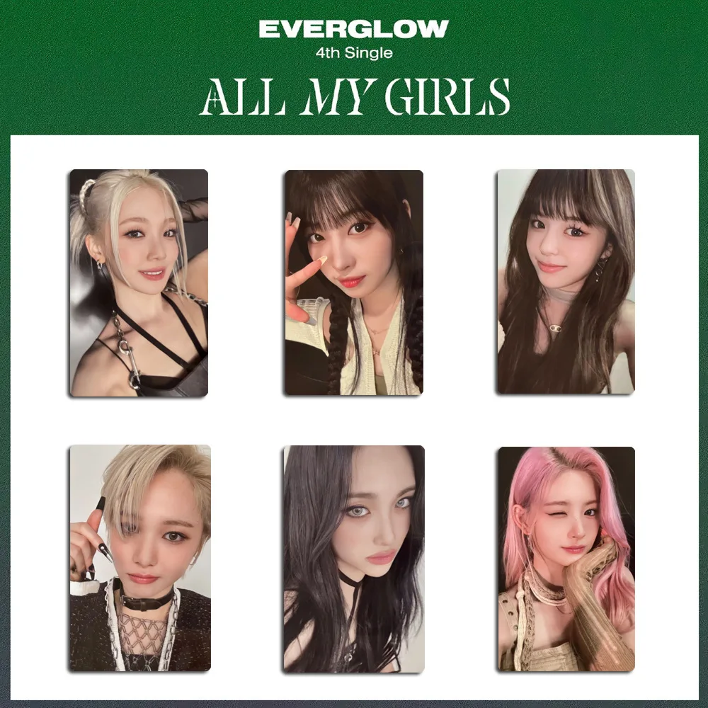 EVERGLOW Group Peripheral New Album ALL MY GIRL Same Style Small Card