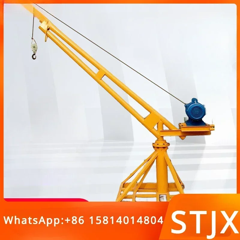 Outdoor crane household small lifting electric brick decoration loading hoist 1 ton 220v lifting small crane