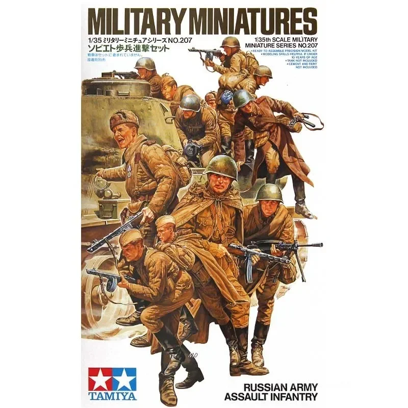 

Tamiya 35207 1/35 Military Miniatures Series No.207 Russian Army Assault Infantry Assembly Model Building Kits For Adults DIY