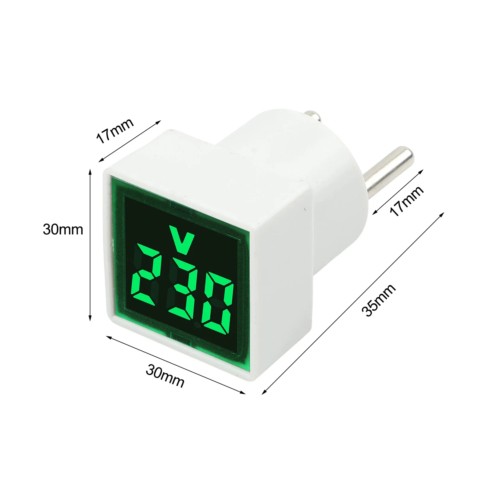 

LCD Voltage Meter AC Voltage Indicator Home Use Industrial Applications Low Maintenance Voltage Indicator Tester