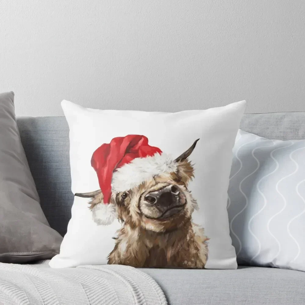 

Christmas Highland Cow Throw Pillow Cushions For Children christmas cushions covers Decorative pillowcase Sitting Cushion pillow