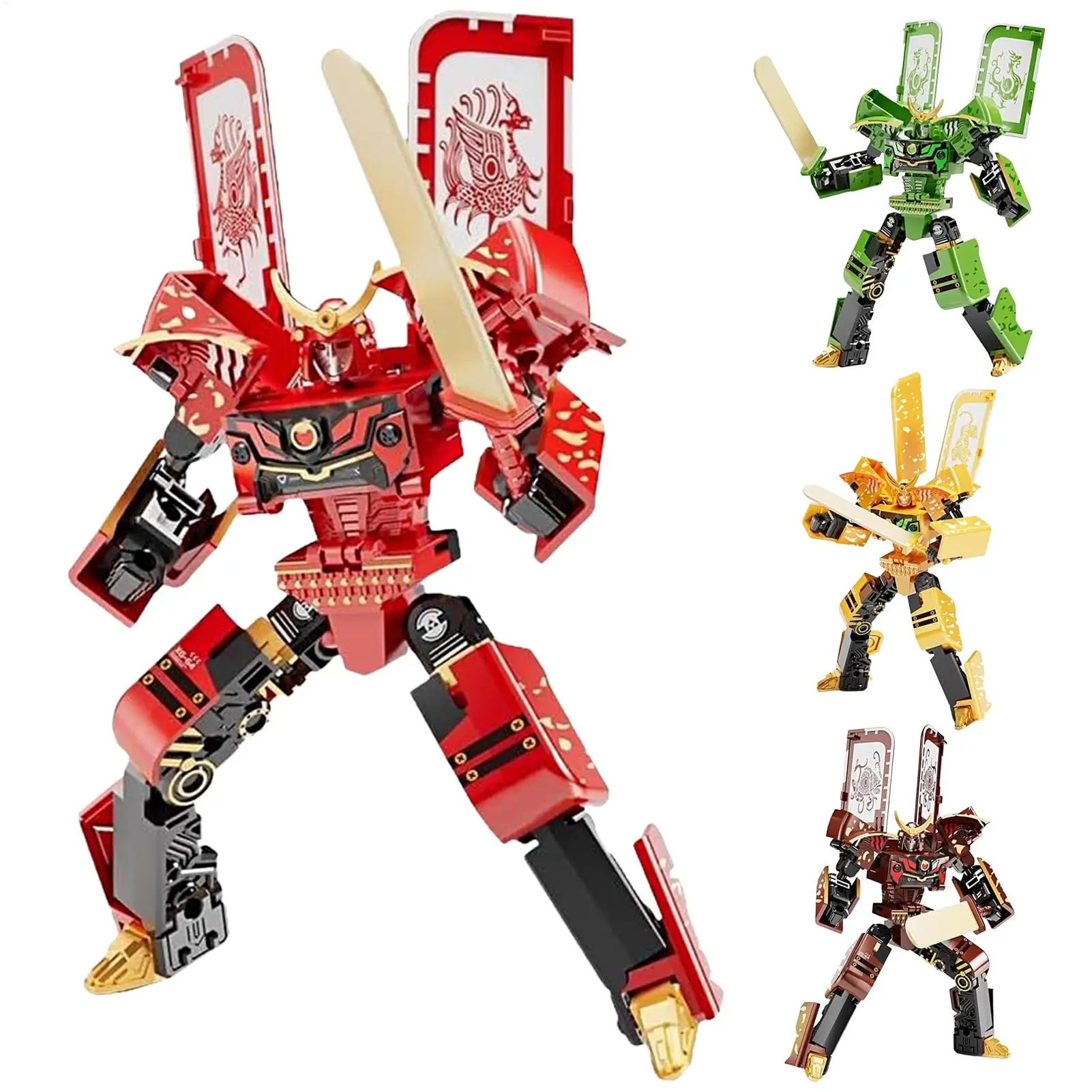 2-in-1 アイスクリーム変形ロボット、イメージジャー、メカ、クリエイティブ戦士モデル、変形教育玩具、子供向けギフト