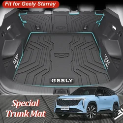 LINNUNU Car Trunk Mats For Geely Starray Atlas II BoyueL Waterproof Durable Cargo Liner Boot Carpets Cover Trunk mat Accessories