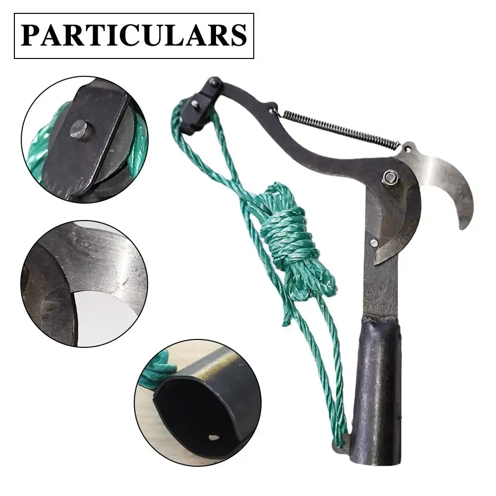 High Altitude Fruit Branch Scissors Energy-saving Scissors For Single Pulley With Rope Iron Store Bar For Garden Farm Tools