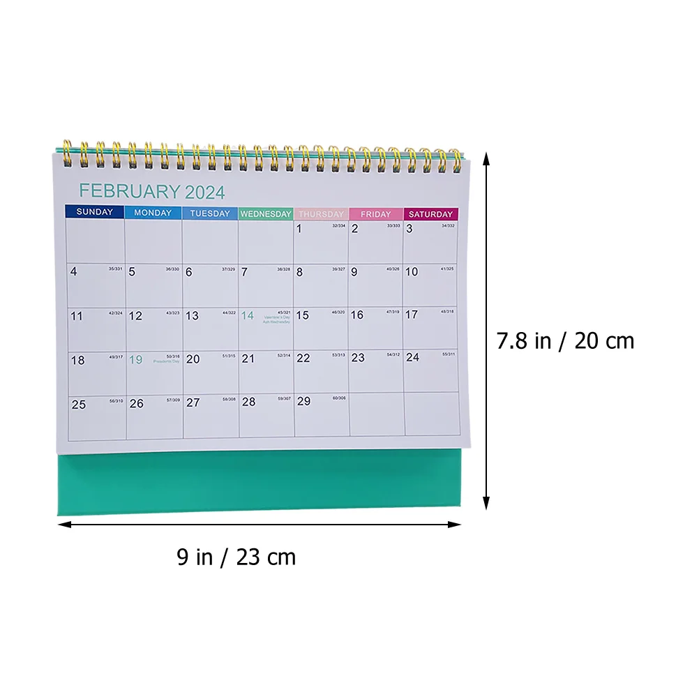 Standing Pad for up Desk 2024 Calendar Office Decor Decorations Decorative Child Counter Top